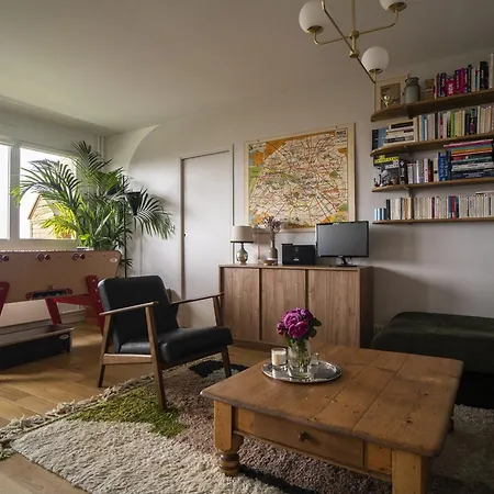 Family Nest With Sacré-coeur&eiffel Tower View *