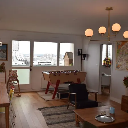 Apartament Family Nest With Sacre-coeur And Eiffel Tower View *
